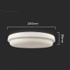 Oprawa sufitowa plafoniera V-TAC 24W LED okrągły 240x38mm IP54 VT-80024 3000K 2500lm
